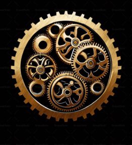 Steampunk Zahnräder